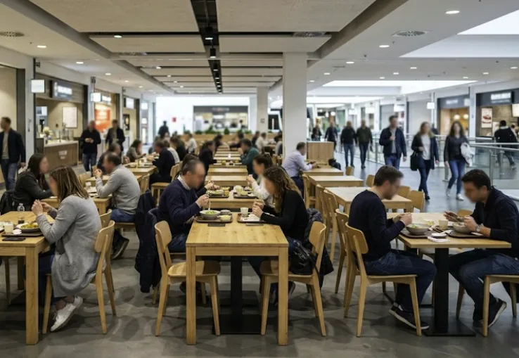 Ristoranti e food court nei centri commerciali di Milano