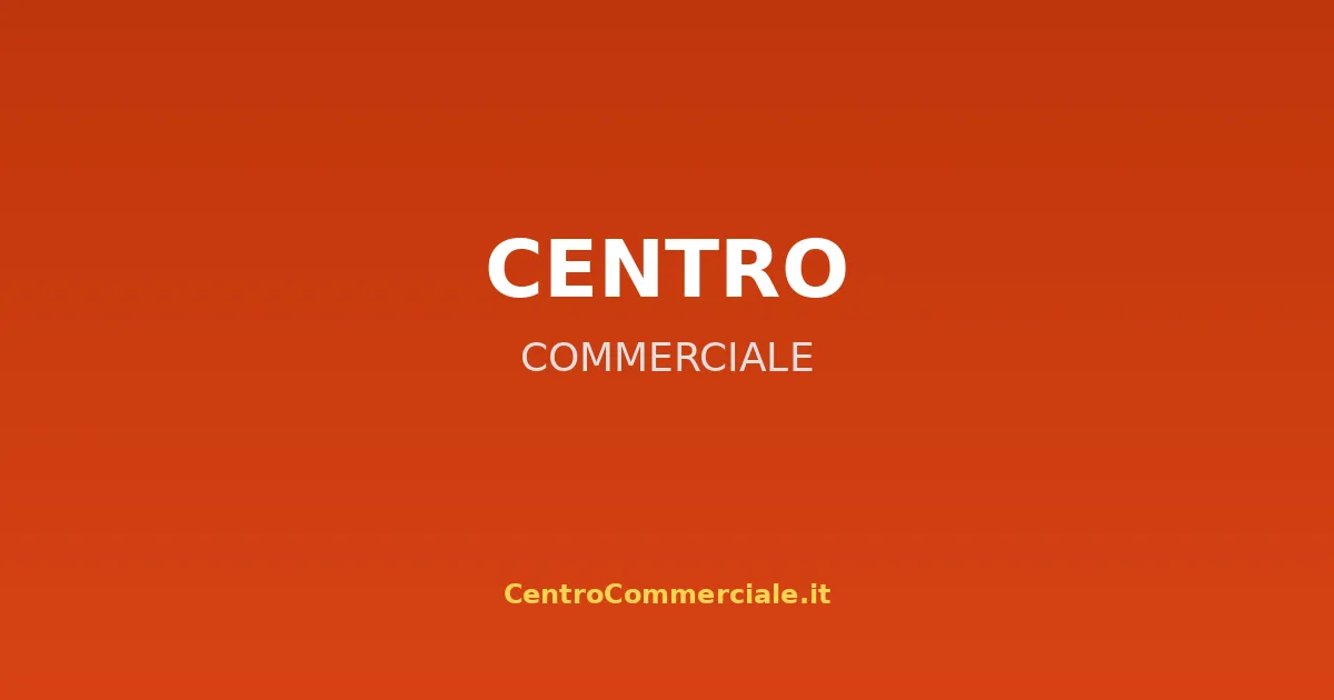 Differenze tra centro commerciale supermercato outlet e retail park