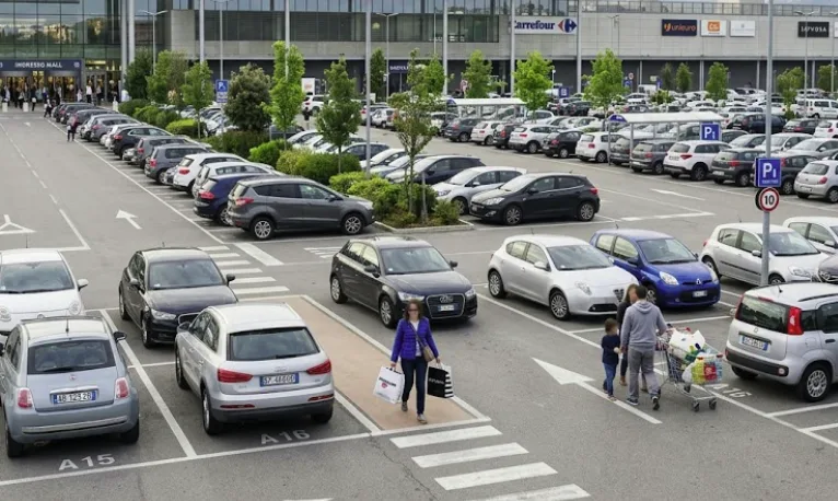 Parcheggio gratuito centri commerciali Milano